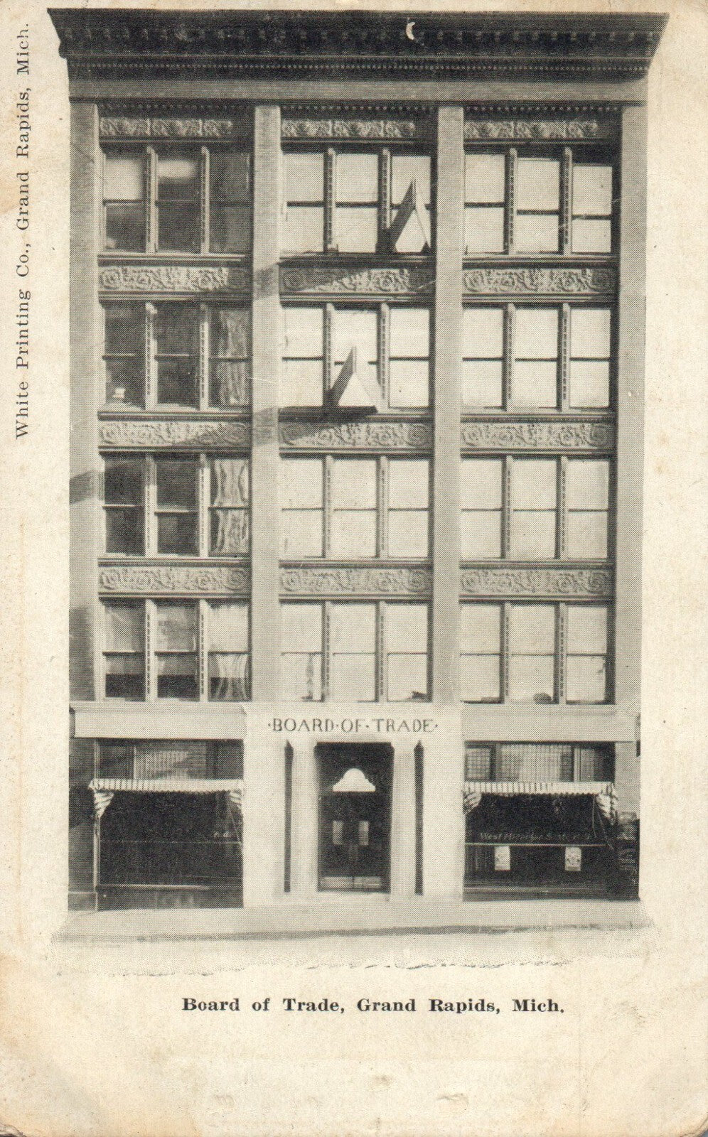 Board of trade, Grand Rapids Michigan MI Postcard