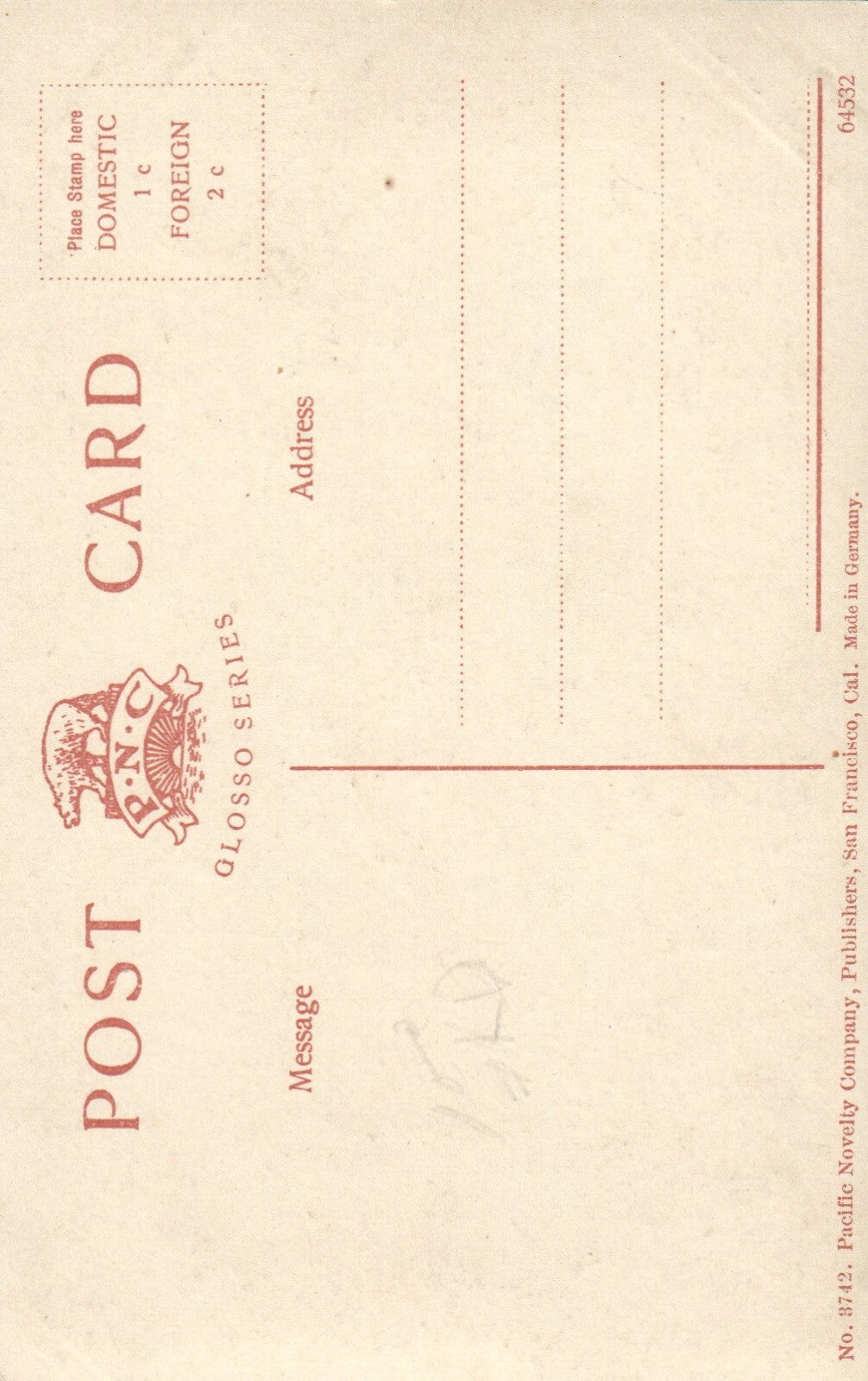 3742 Big Trees Of The West A Larch Forest Pacific North West Tree Postcard