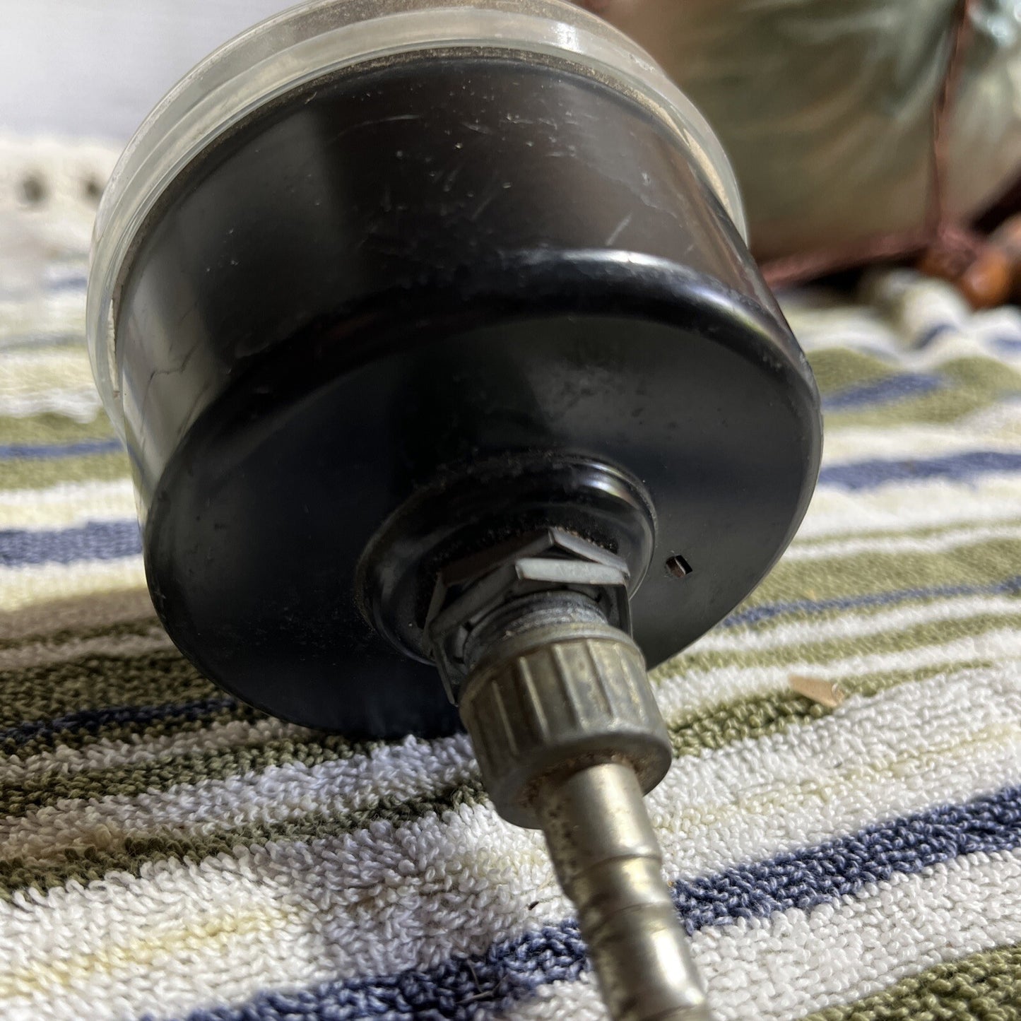 NEW NOS STEWART WARNER COUNTER CLOCKWISE SPEEDOMETER ODOMETER GAUGE MPH MOPED SW