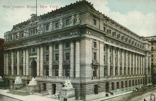 New Custom House  NYC New York Postcard