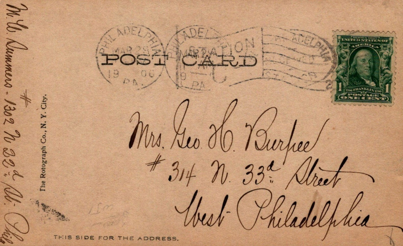 Three Kittens Basket Bowl "Stopping Here for Lunch" Rotograph Co Cat Animal B792