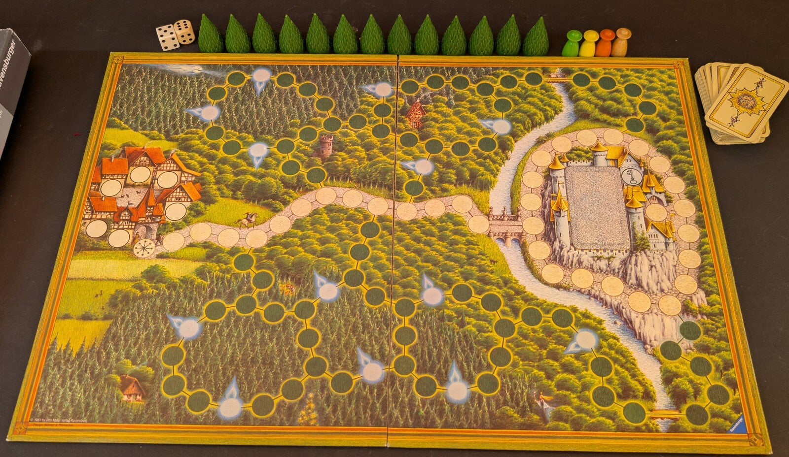 1982 Enchanted Forest Board Game Otto Maier Verlag Revensburg Ravensburger