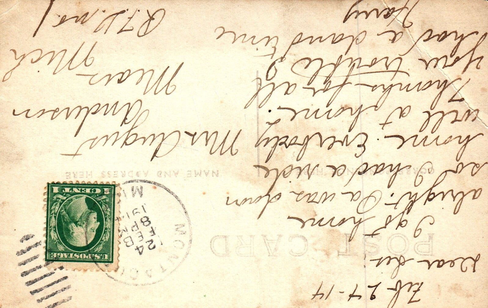 Old Cars, People, & Children on the Ripley Block in Montague Mich MI Postcards