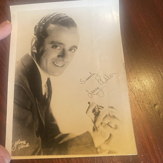 Hollywood Movie Star AUTOGRAPHED  Real PHOTO  Larry Adler Signed 5 x 7