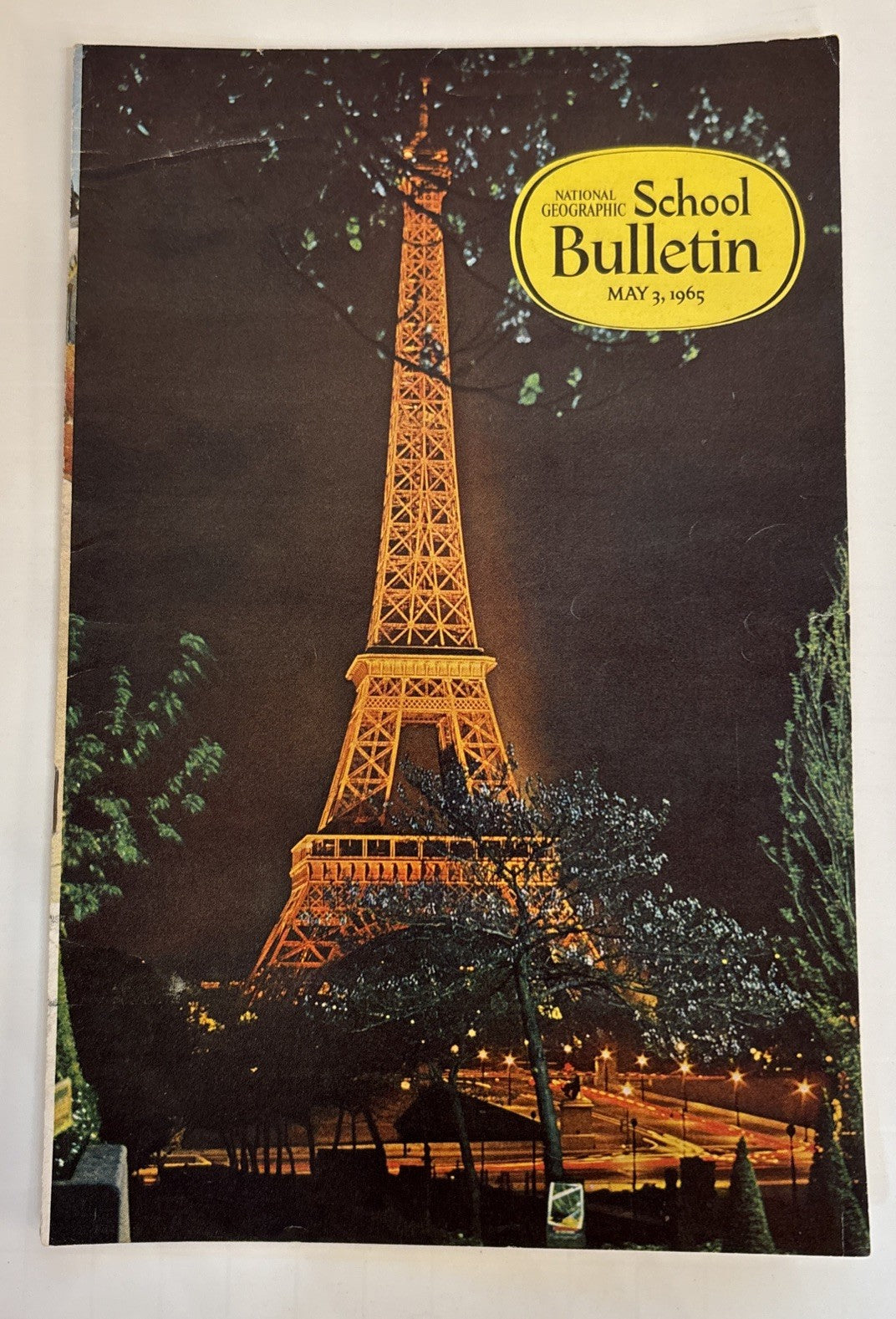 National Geographic School Bulletins Feb-May & Sept 1965 Lot of 5