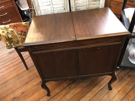 Working Antique Sonora Victrola Record Player Queen Anne 1920's with Video!