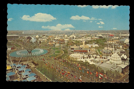 Unisphere New York World's Fair 1964-1965 Amusement Park Postcard