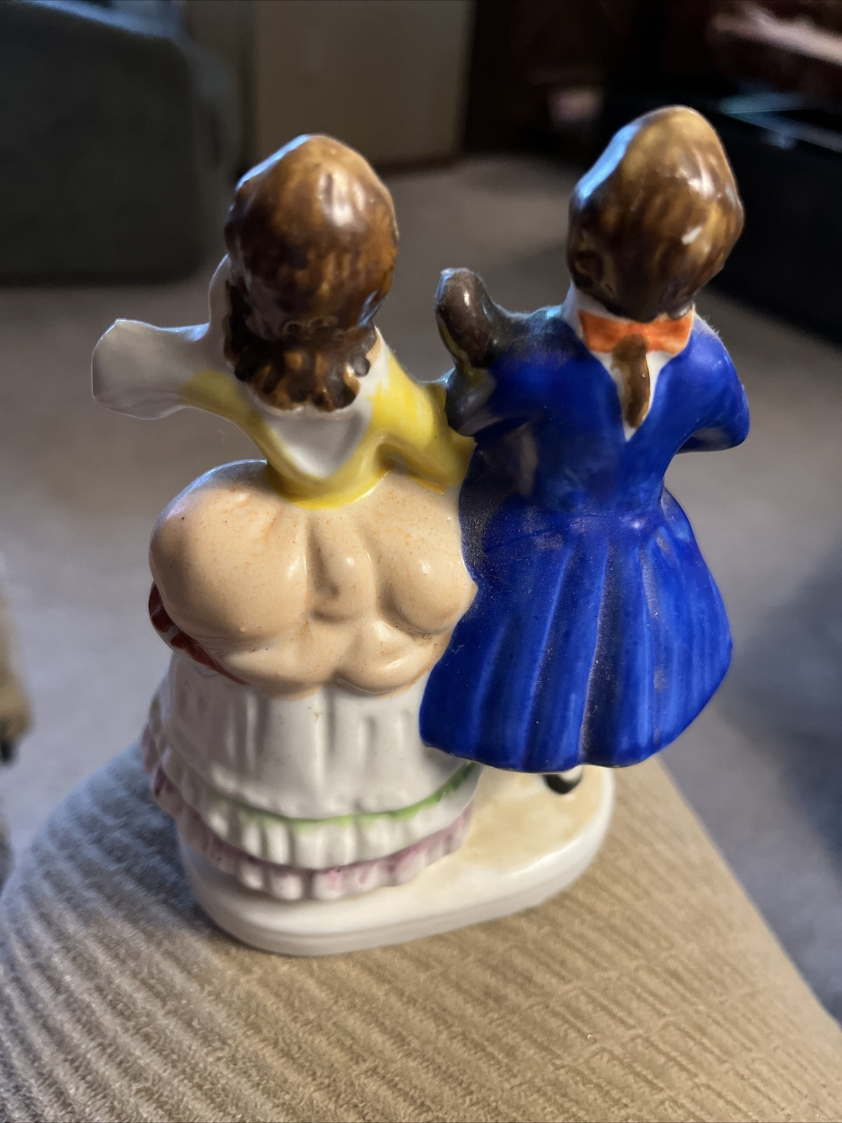 VINTAGE JAPAN MORIYAMA Figurine VICTORIAN COUPLE  Made in OCCUPIED JAPAN