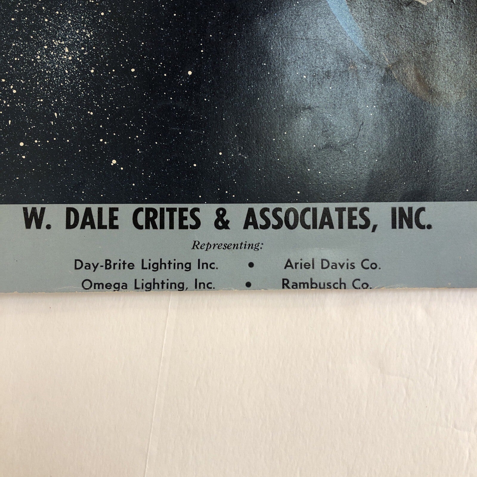 Rand McNally Space Age Atlas 1962 W Dale Crites & Associates Inc Advertising