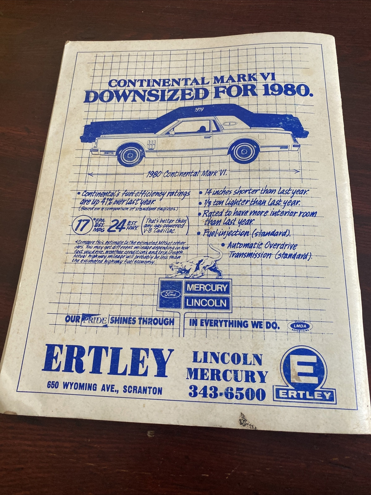 Vintage AACA 1980 Scranton Region Grand National Meet Car Show Program