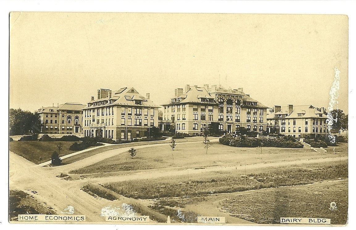 Home Economics Agronomy Main Dairy Building Real Photo College University  NY