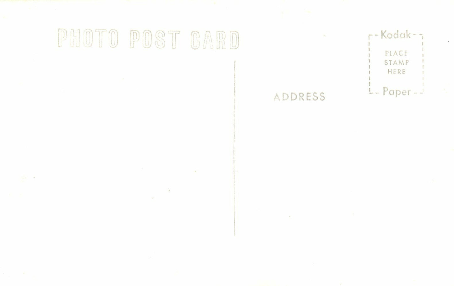 1950's Real Photo Main Street View North Woodland Michigan MI Postcard