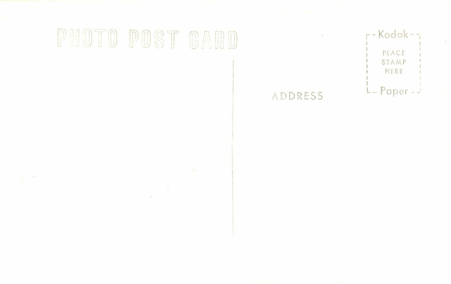 1950's Real Photo Main Street View North Woodland Michigan MI Postcard