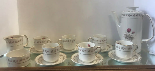 Vintage Cocoa Set Avoca Brown 15 Piece Arklow