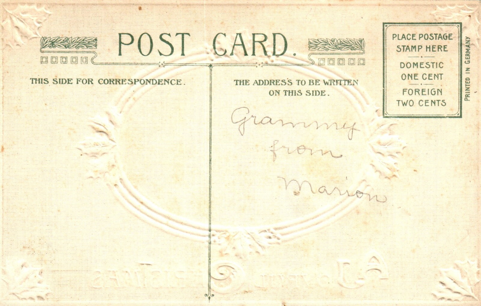 John Winsch A Joyful Christmas Children Feeding & Petting Horse Vintage Postcard