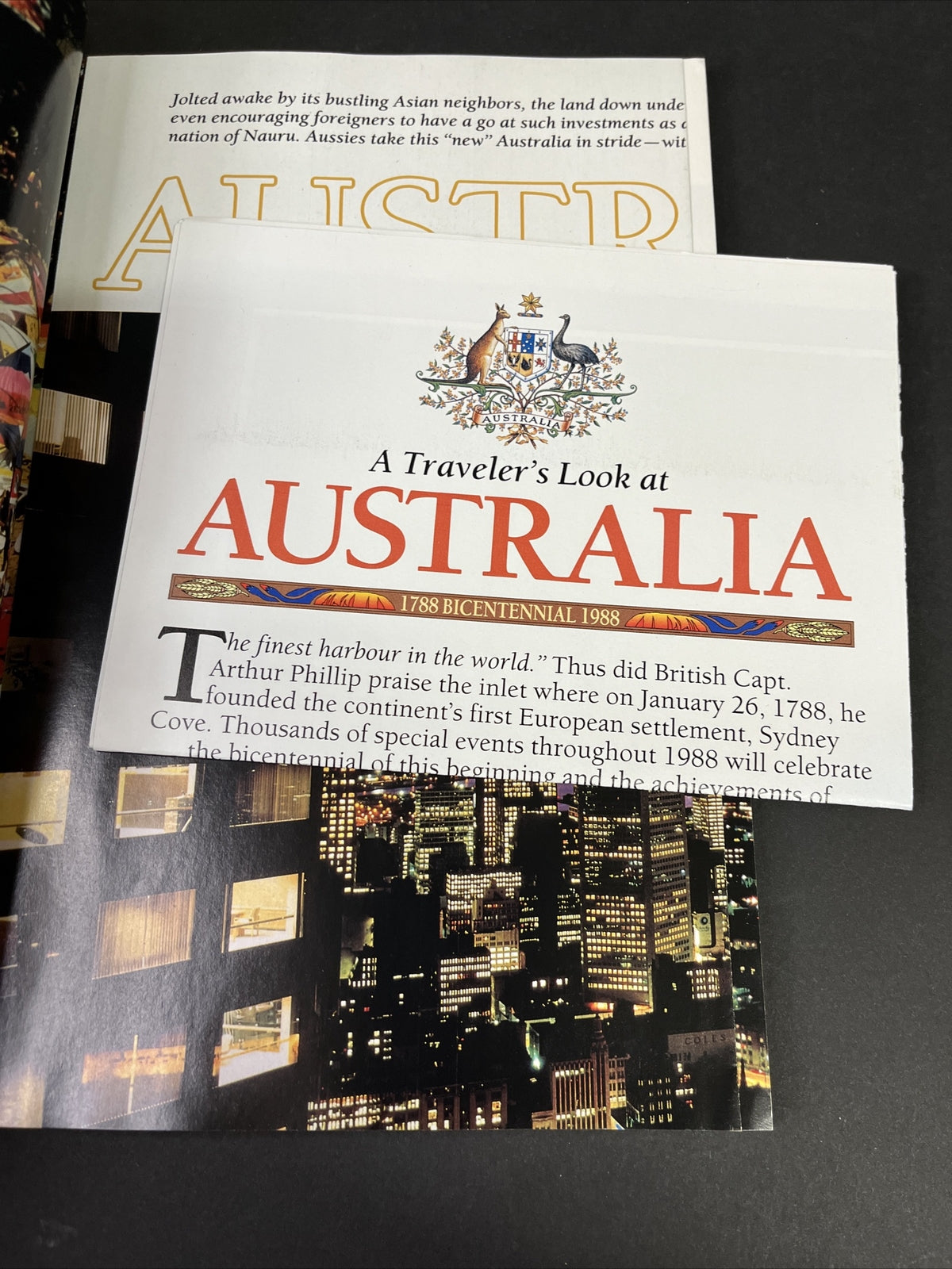 February 1988 National Geographic Australia a Bicentennial Down Under