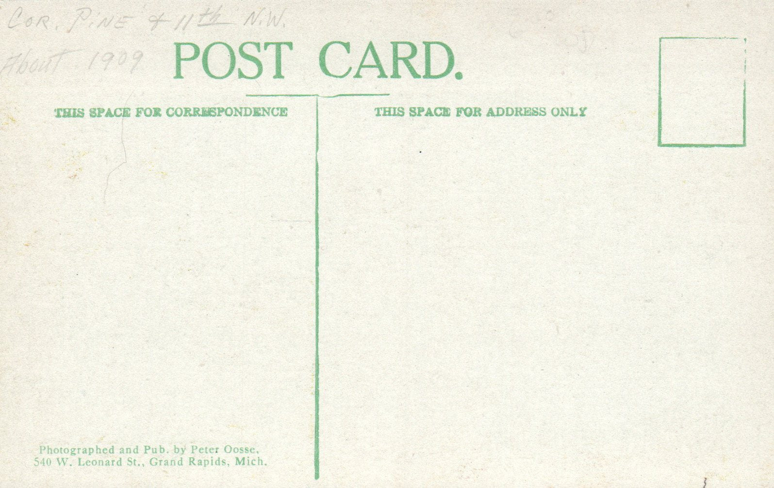 Crowd Watching Boy in Greased Pole Contest, Grand Rapids MI Postcard