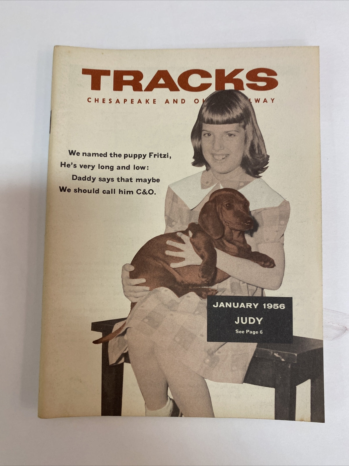 January 1956 TRACKS MAGAZINE CHESAPEAKE & OHIO RAILROAD RR TRAINS  