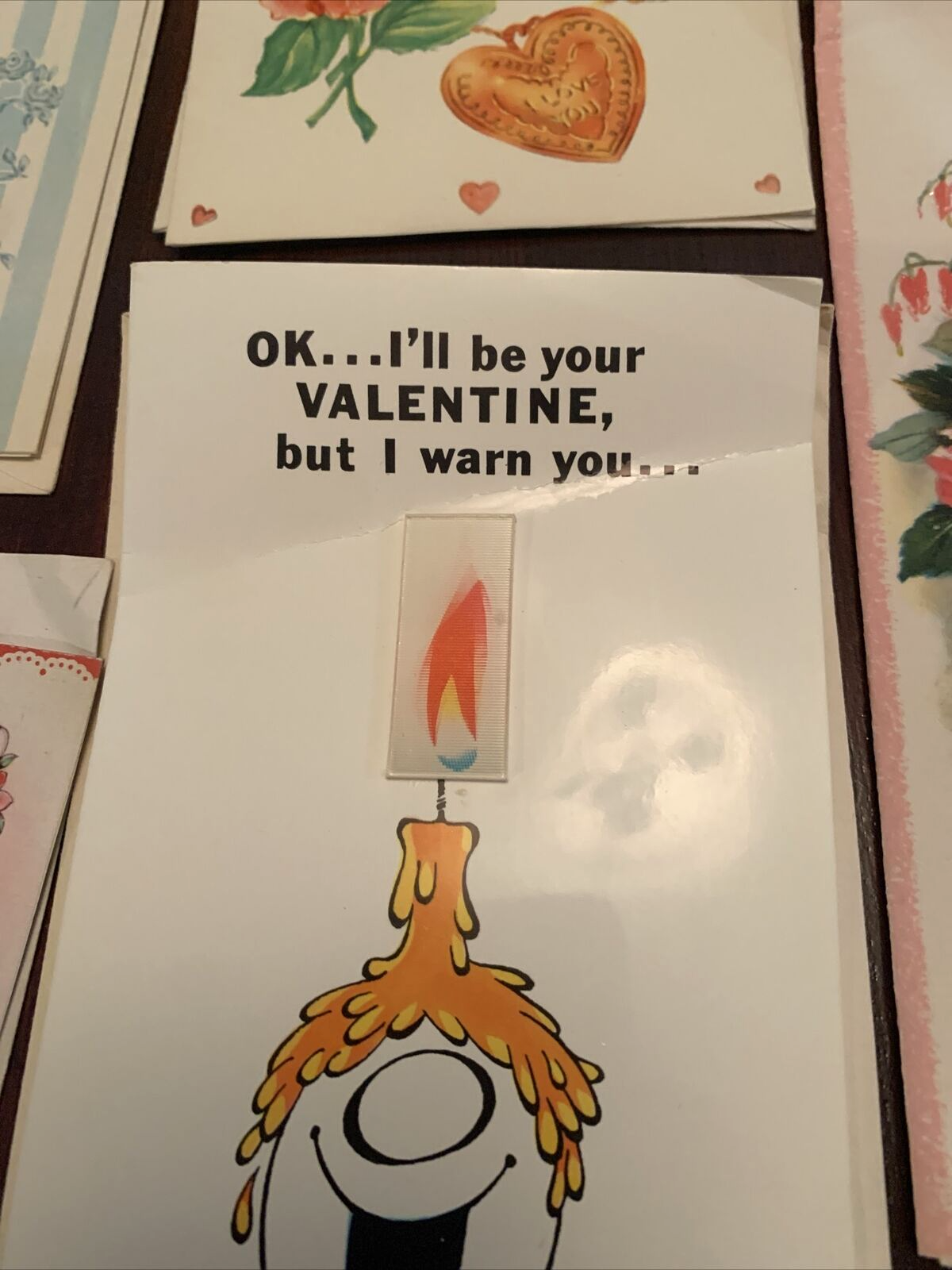 Lot of 7 Vintage Valentine's Day Greeting Cards