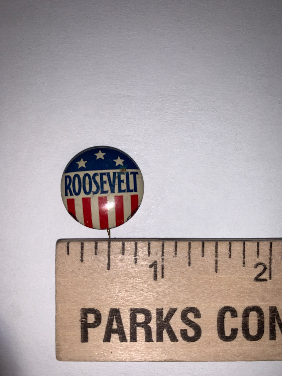 Vintage 1930s-1940s FDR Roosevelt Campaign 13/16" Litho Pinback
