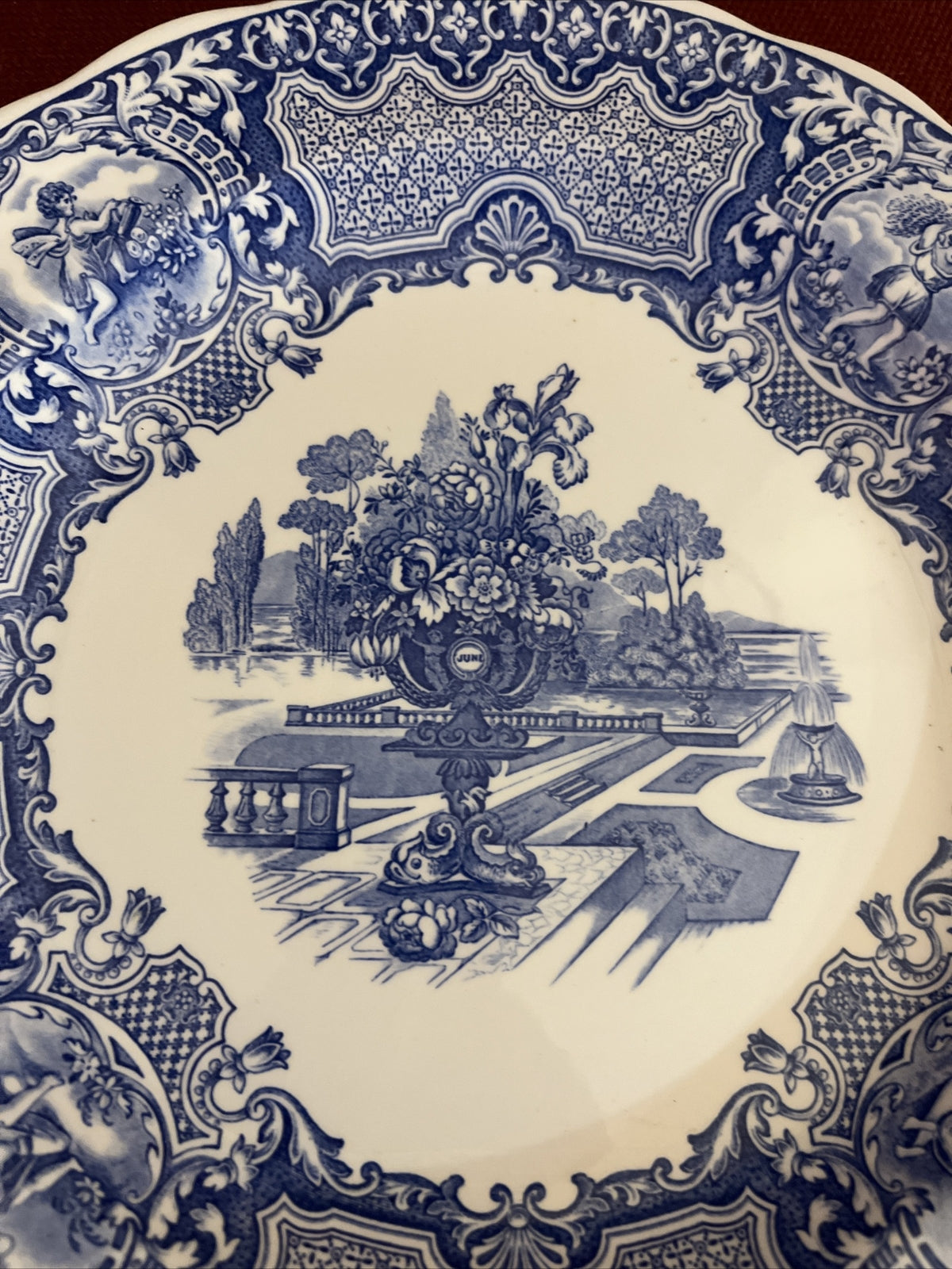 SPODE BLUE ROOM COLLECTION SERIES "Seasons" Plate