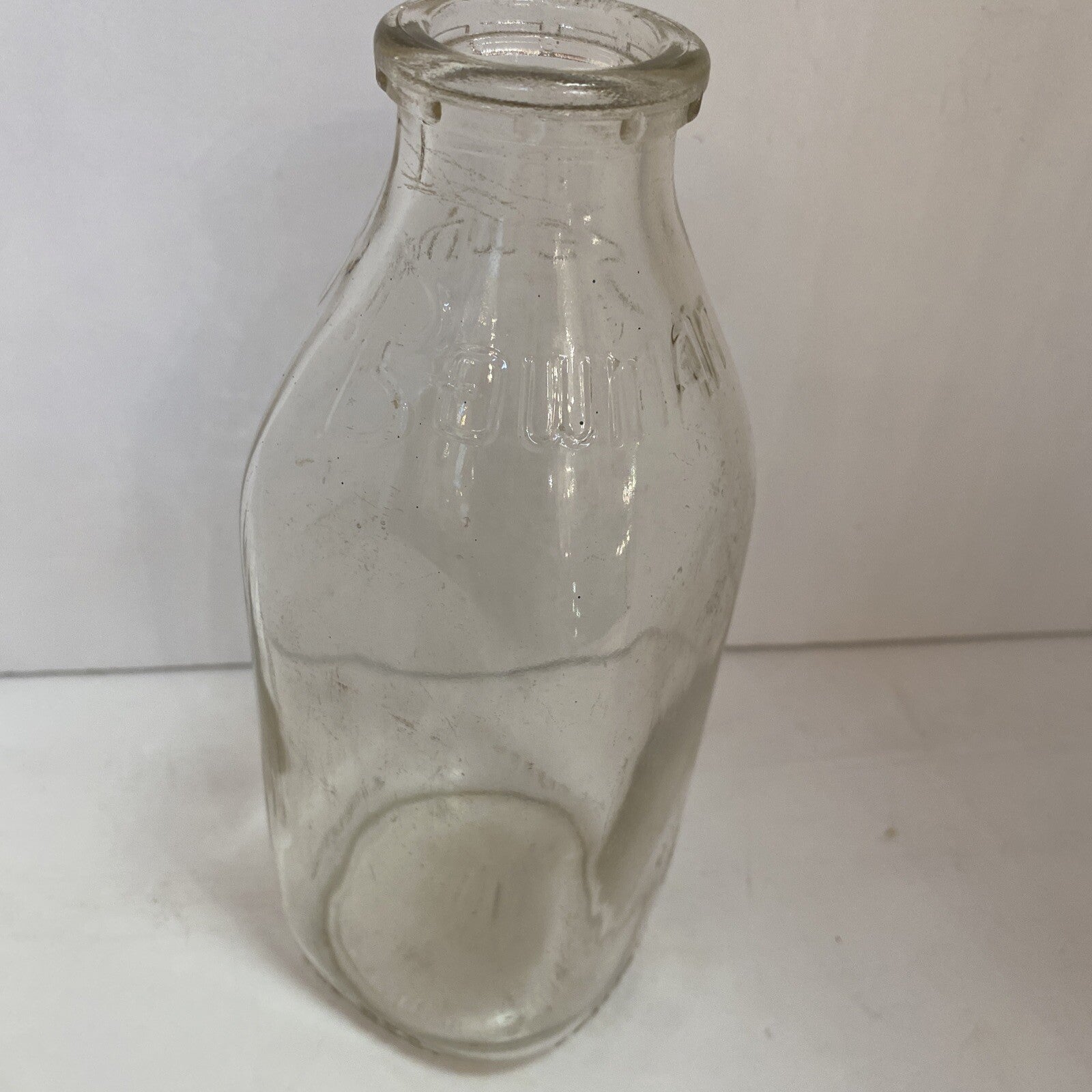 Bowman  Milk Quart Bottle Dairy Chicago Illinois IL
