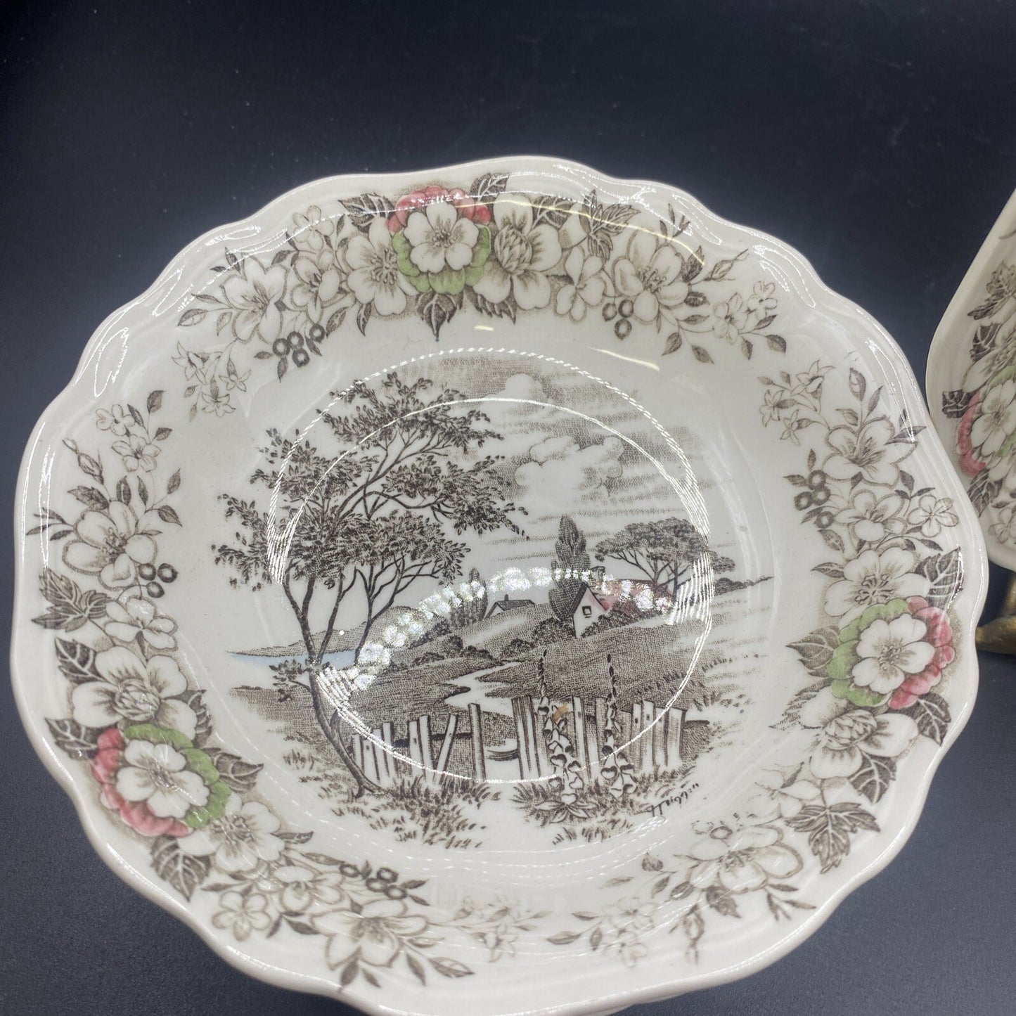 5 Fruit Bowls English Staffordshire J & G Meakin Stratford-On-Avon 5.25"