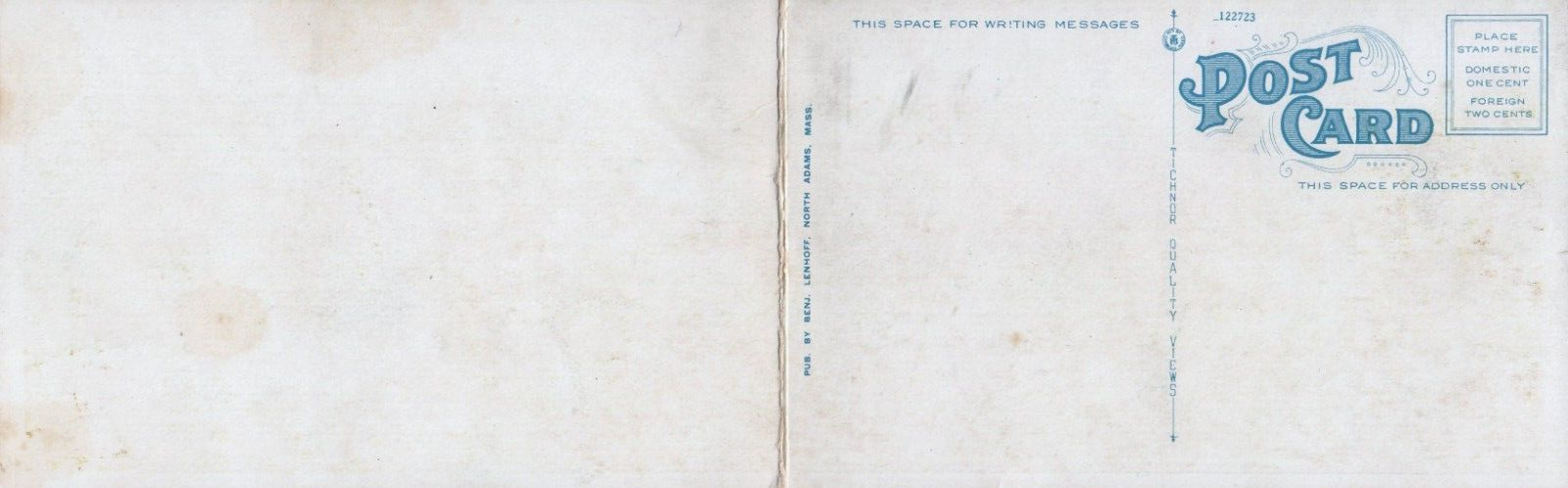 Deerfield Valley From Outlook Heights Tourist Shop in Massachusetts Postcard