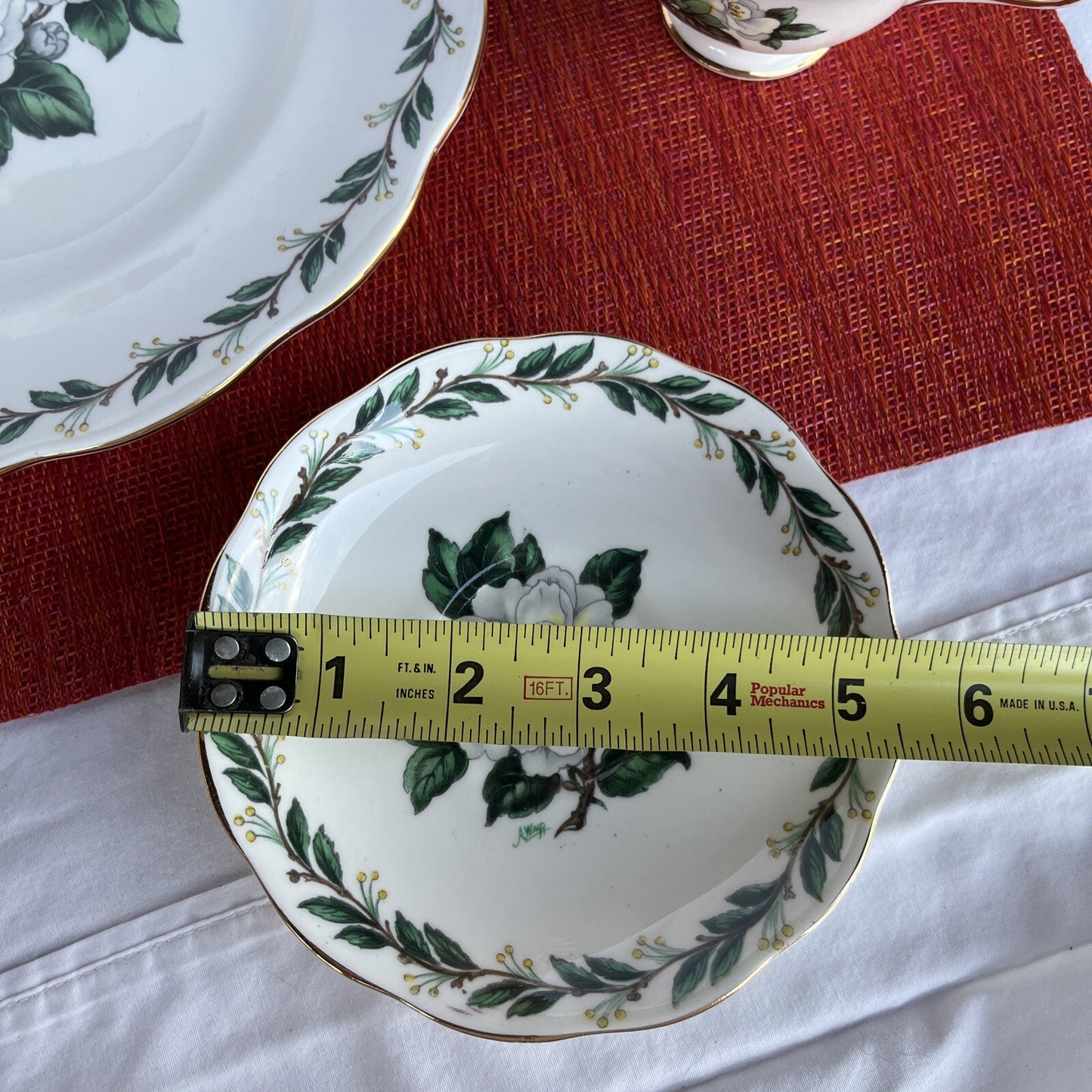 Royal Albert - Lady Clare Bone China, 6 - Pc Serving Set  - England Floral