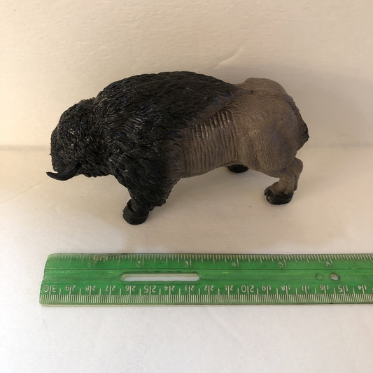 American Bison Buffalo Toy Hard Plastic Western Americana c1998