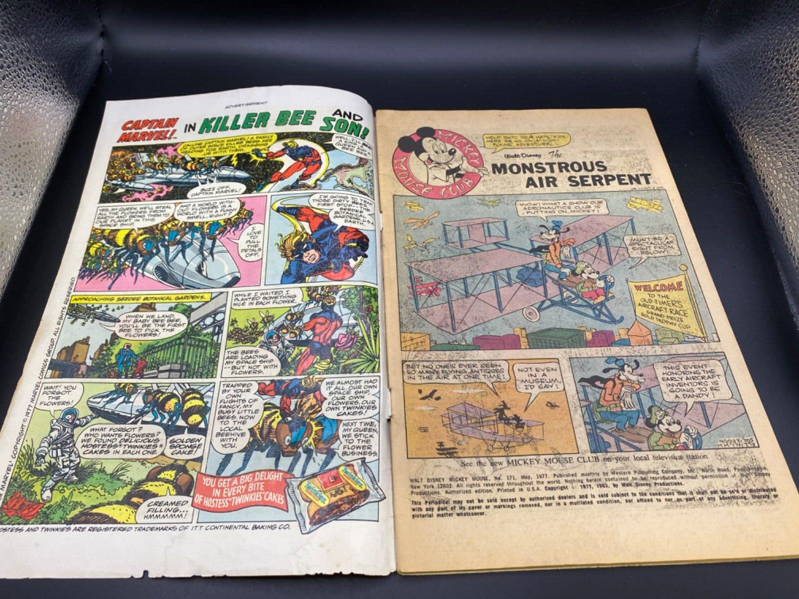 Walt Disney Mickey Mouse & Goofy the Monstrous Air Serpent Comic Book