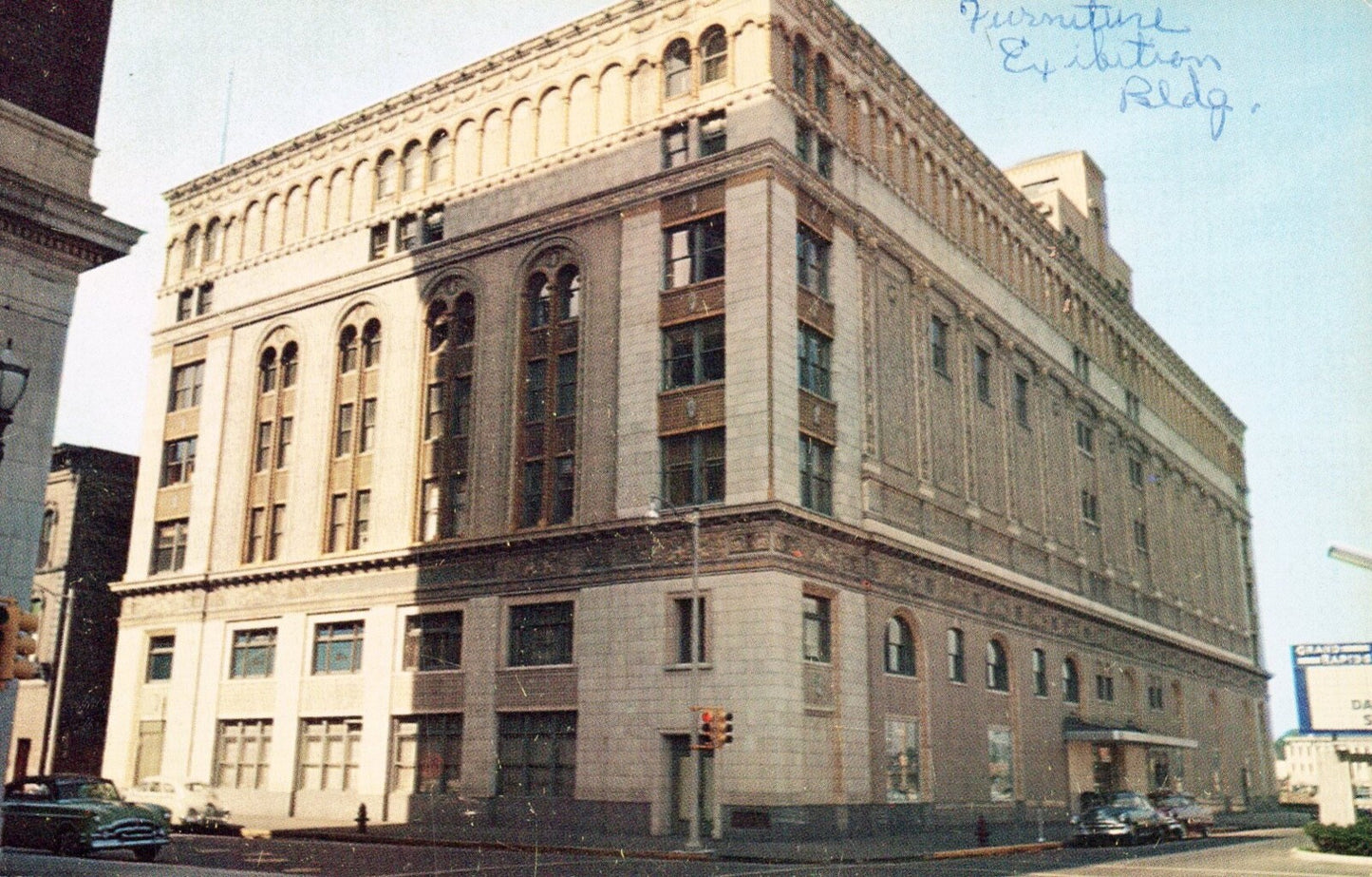 Furniture Exhibition Building in Grand Rapids MI MICH MICHIGAN Postcard
