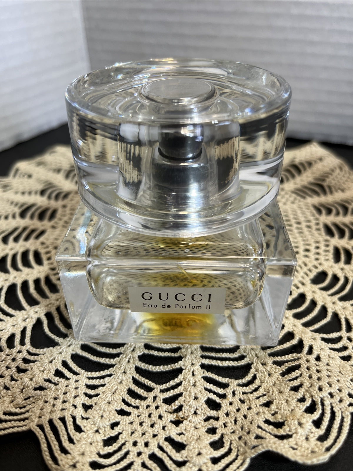 GUCCI Eau de Parfum II Glass Square Bottle Only