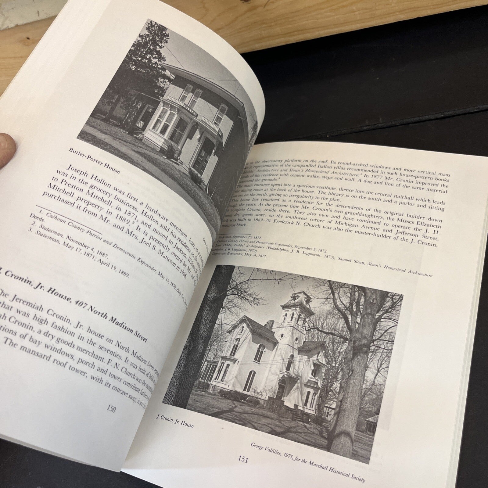 Nineteenth Century Homes of Marshall Michigan by Mabel Skjelver - 1971, Signed