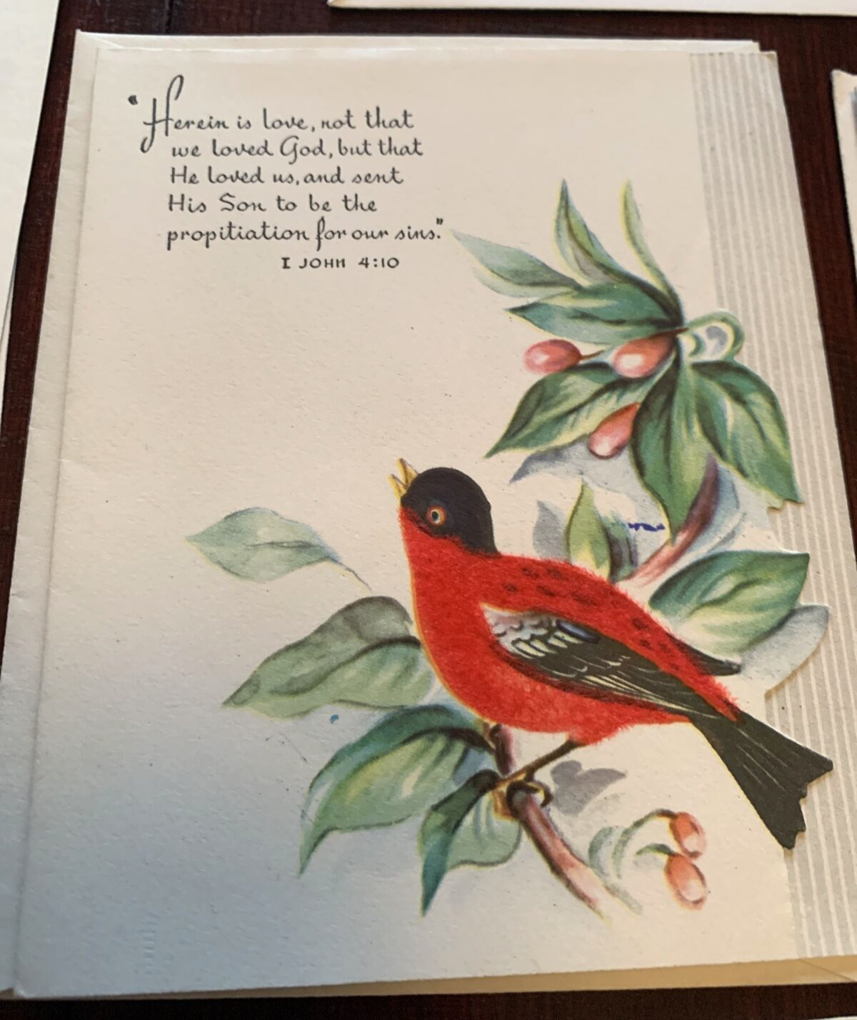 Lot of 17 Vintage Religious Greeting Cards with Embellishments