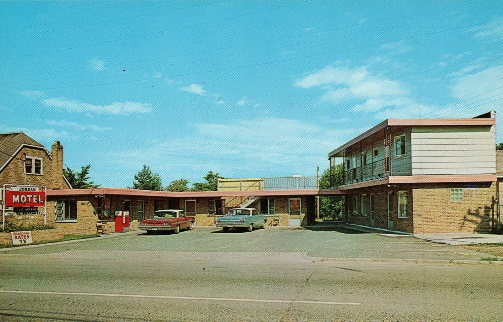 Jordan Motel 1715 Ashmun St Sault Ste Marie MI Michigan Mich Postcard