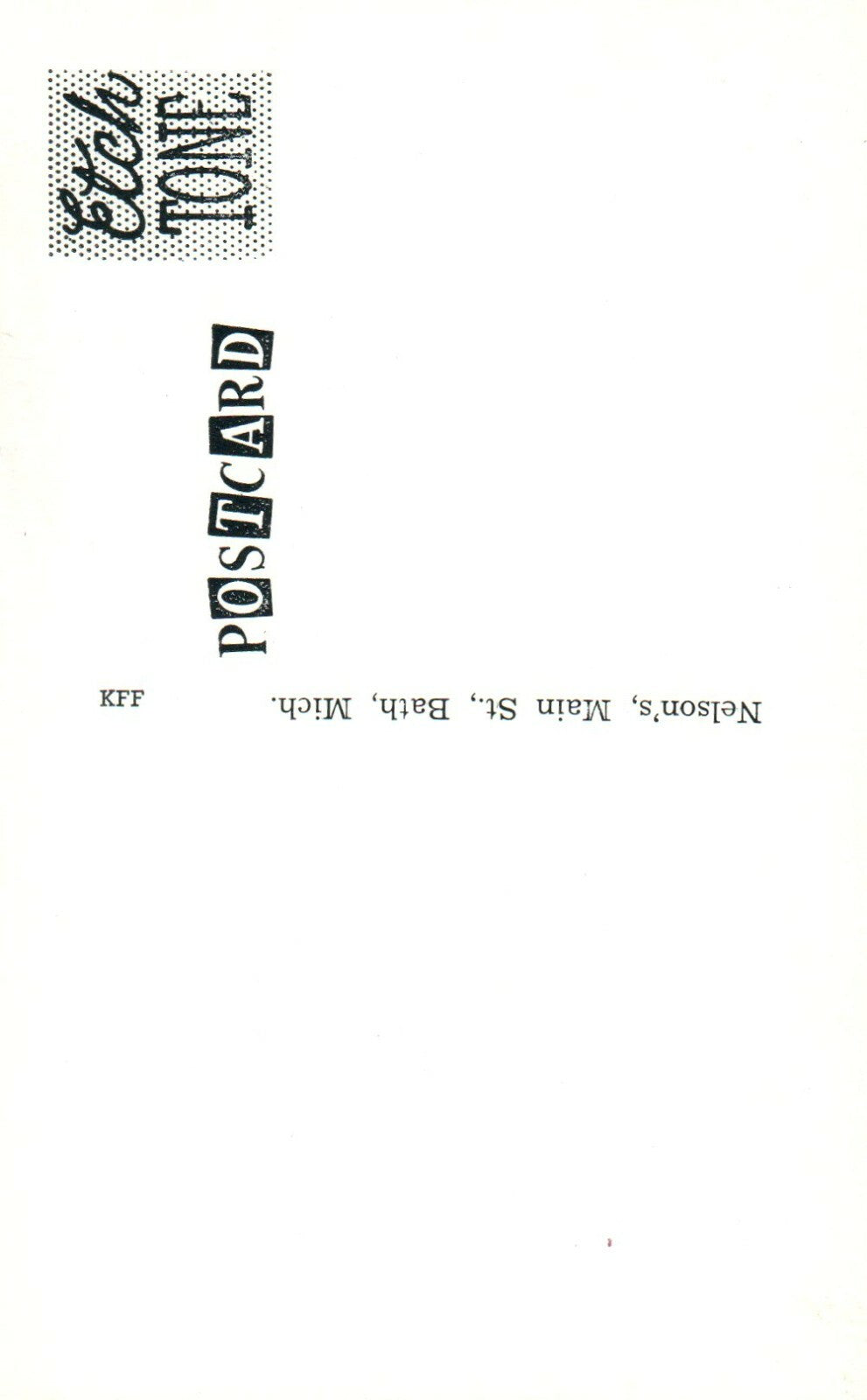 Baptist Church, Bath Michigan Mich MI Postcard