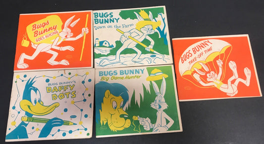 Vintage Whitman Bugs Bunny Coloring Books Lot of 5