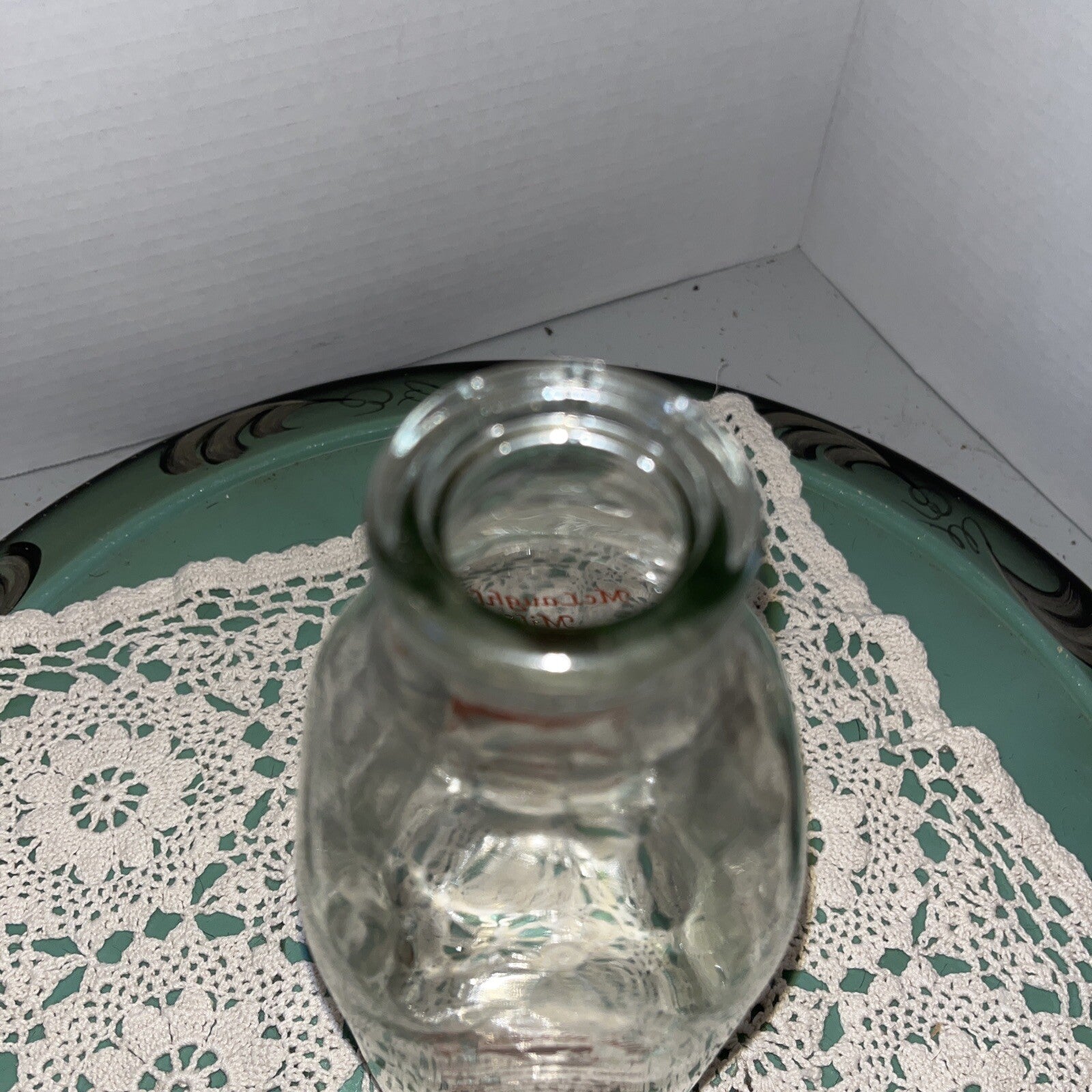 McLaughlin Milk Dairy 4th edition Lisbon NY New York one quart 1 qt milk bottle