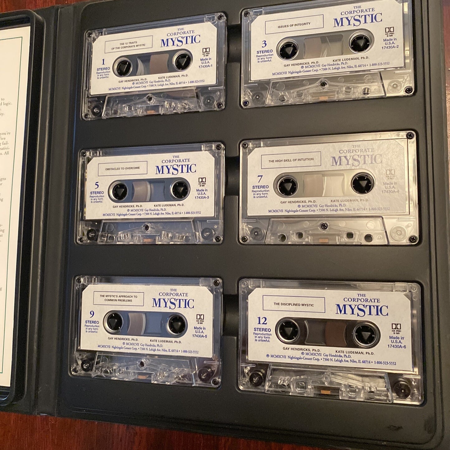 The Corporate Mystic Nightengale Conant Training Cassette Tapes 