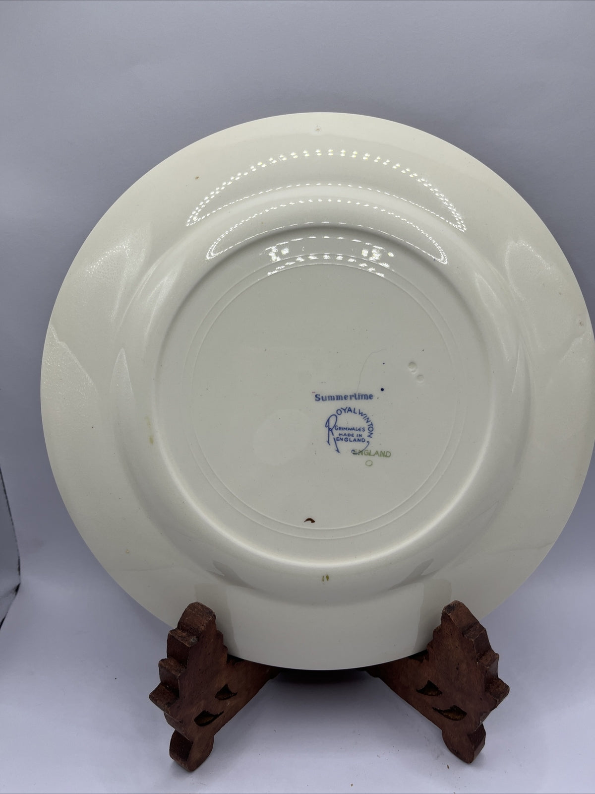 Rare Royal Winton England SUMMERTIME 9” Plate  Grimwades Chintz