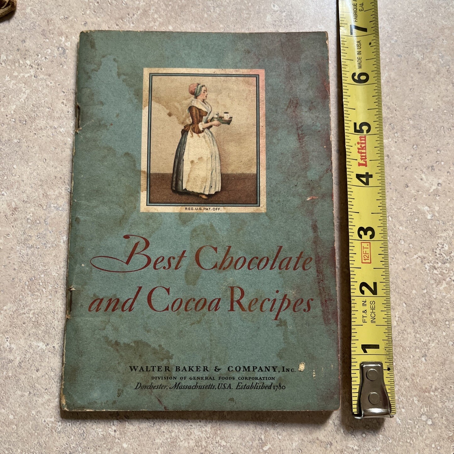Best Chocolate And Cocoa Recipes Walter Baker & Company 1931 baking cookbook