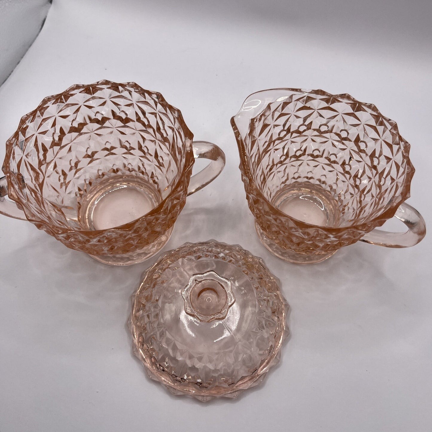 Buttons & Bows Creamer & Covered Sugar