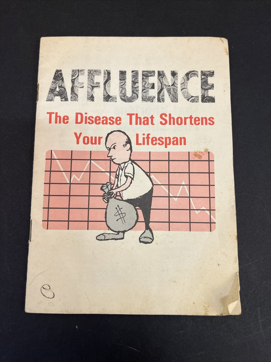 Detroit Free Press "Affluence - The Disease That Shortens Your Lifespan" Booklet