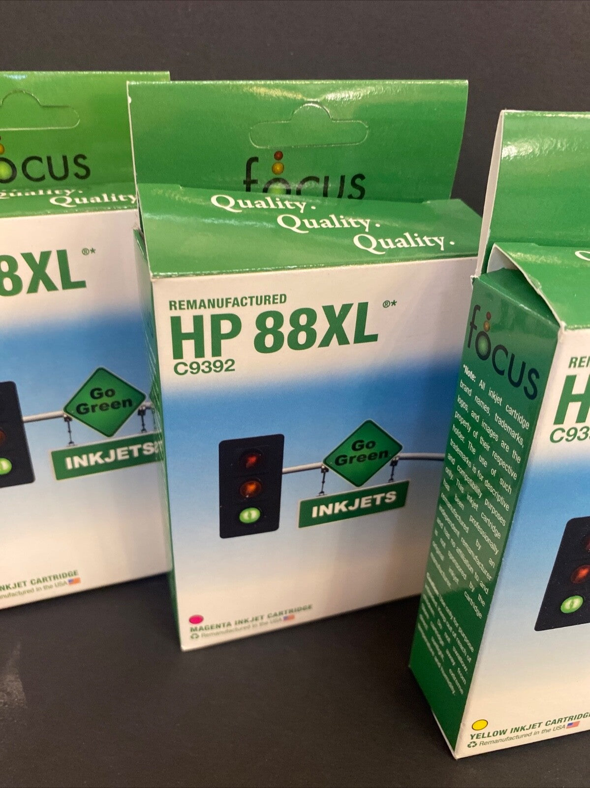 4 For Hp 88XL Printer Ink Yellow Black Magenta Cyan EXPIRED 2014