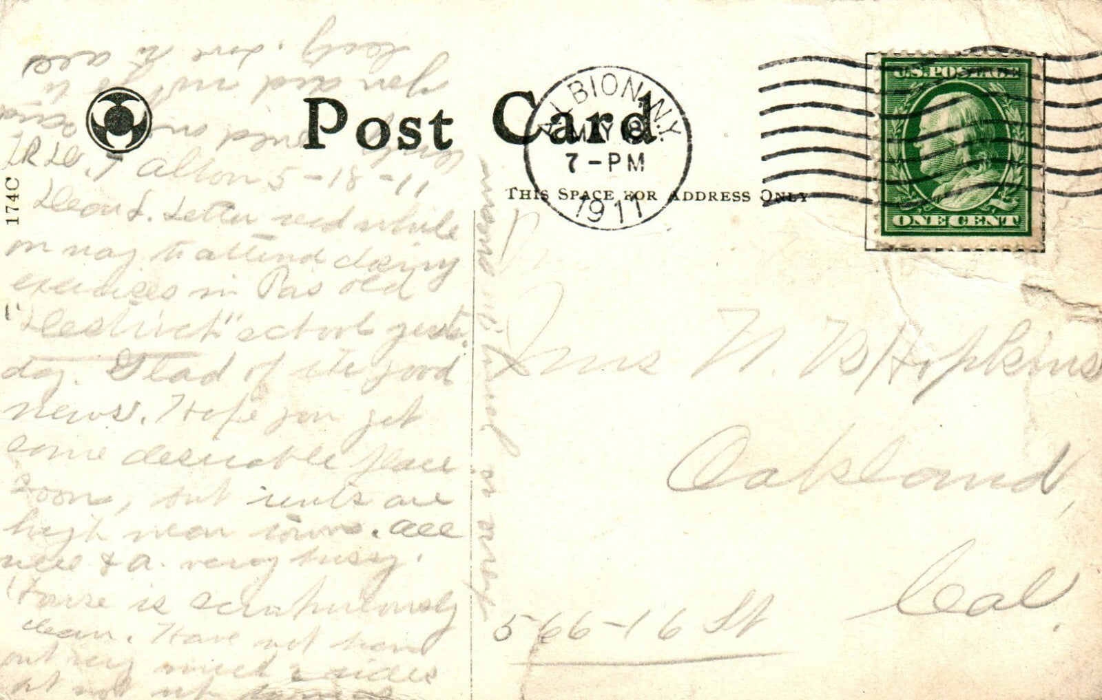 174C Lovers Lane Lincoln Park Chicago Illinois IL Postcard
