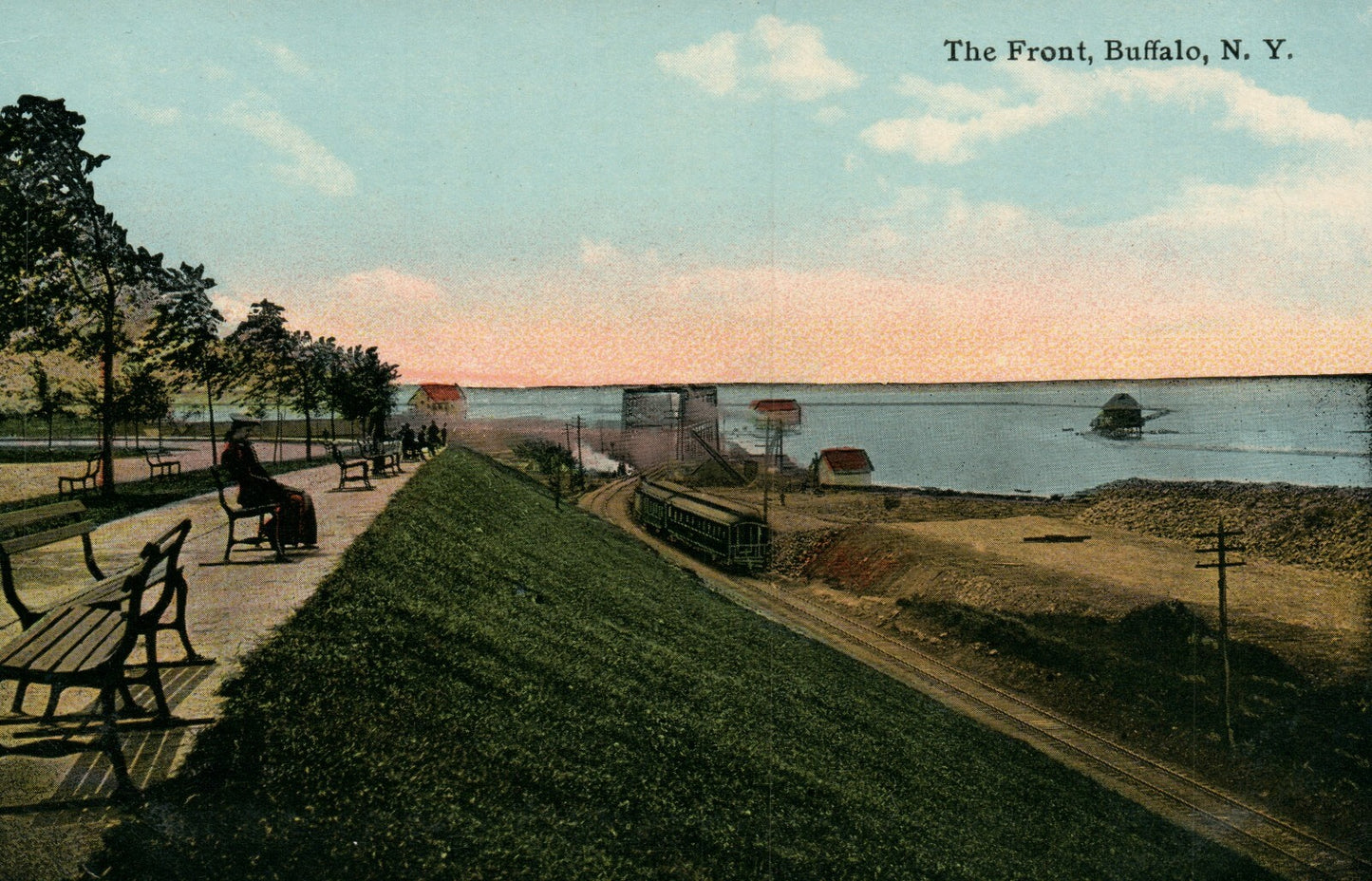 The Front Buffalo New York NY Postcard