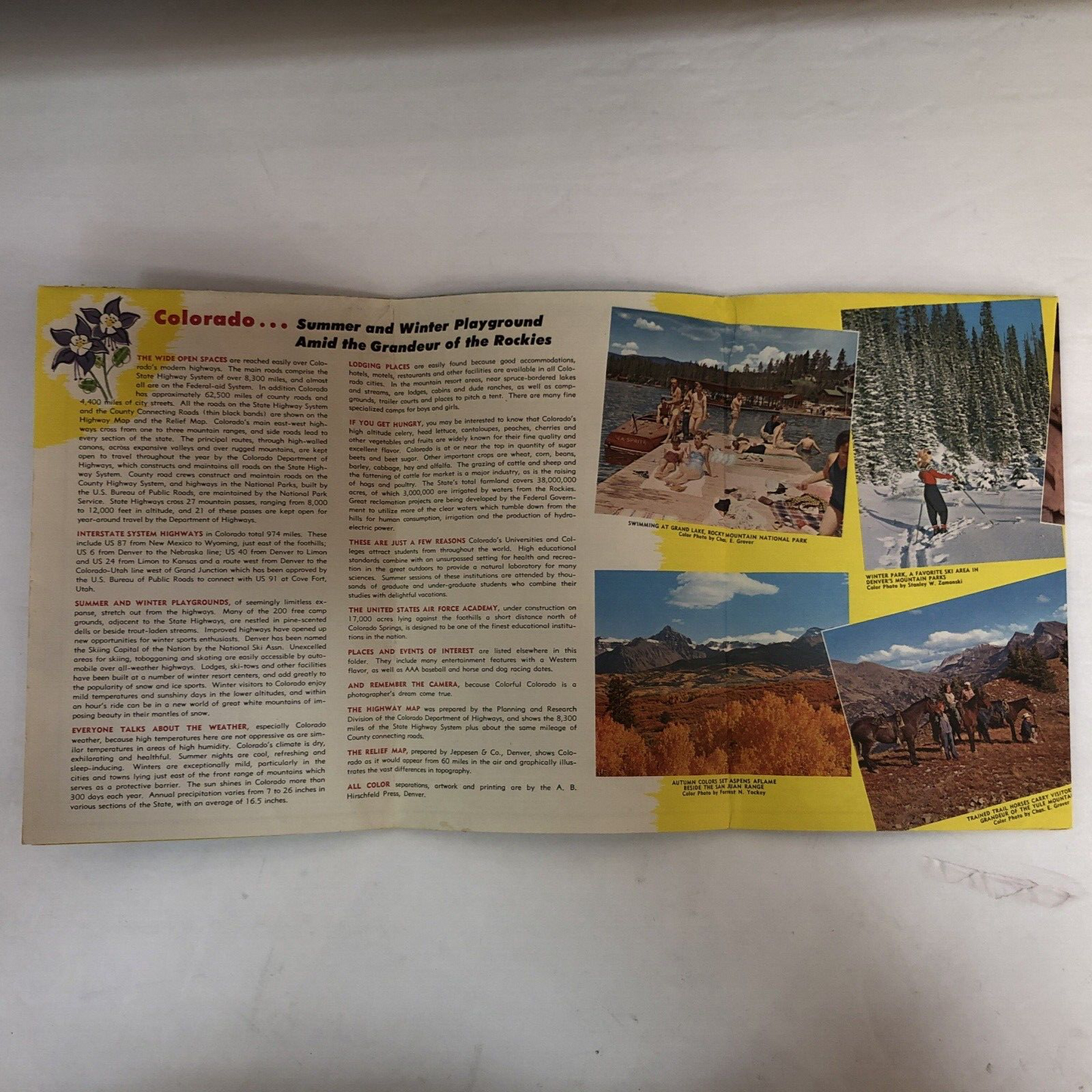 2 Colorado CO Tourist Guides Map Booklets Union Pacific Railroad & Dept of Hwy