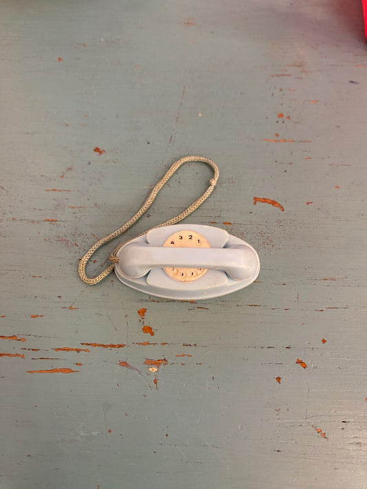 VINTAGE BARBIE SKIPPER DOLL PRINCESS BLUE PHONE ACCESSORY #1909 DREAMTIME  1960