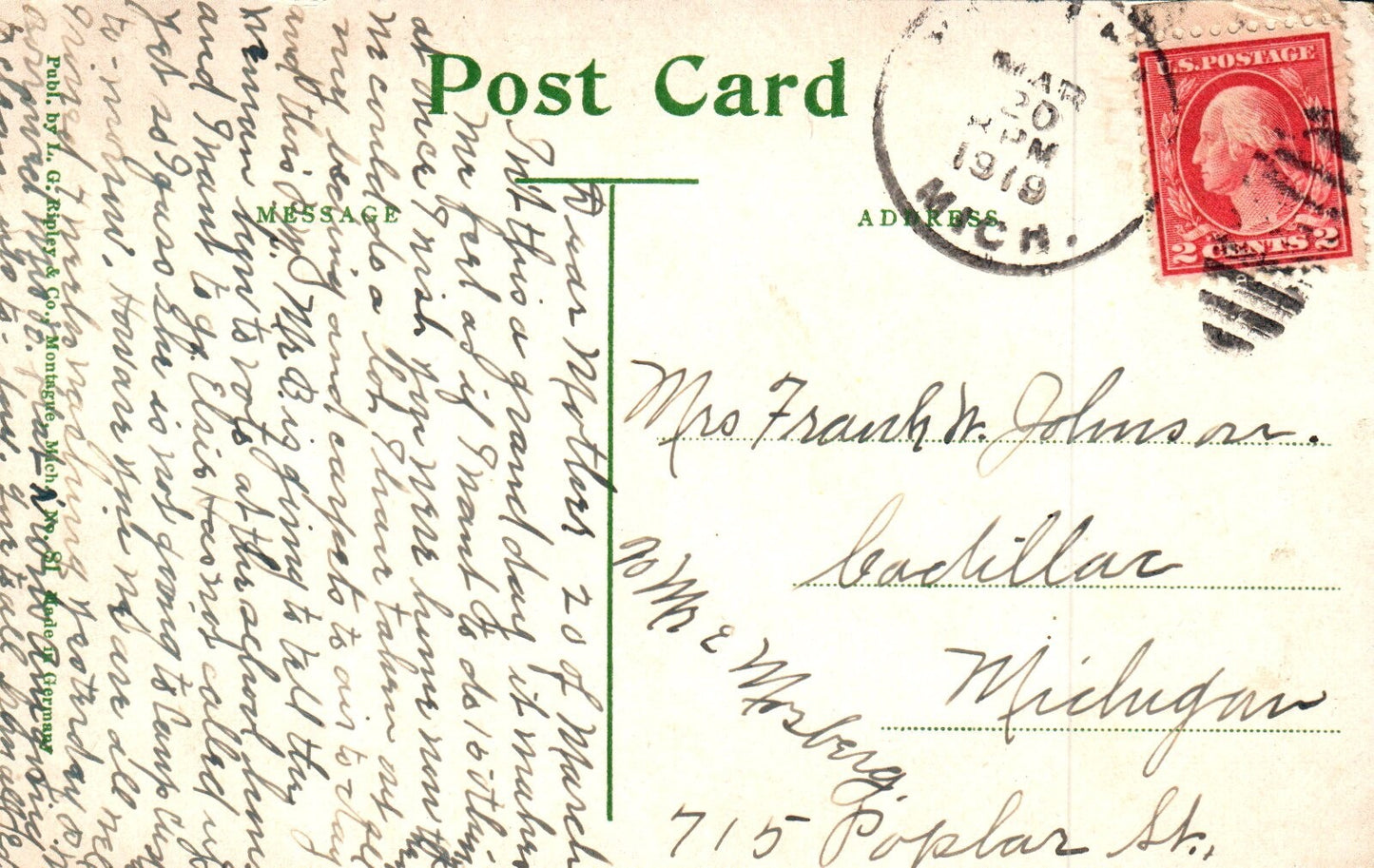 Cottages at Sylvan Beach at White Lake Wabiningo Mich MI Postcards